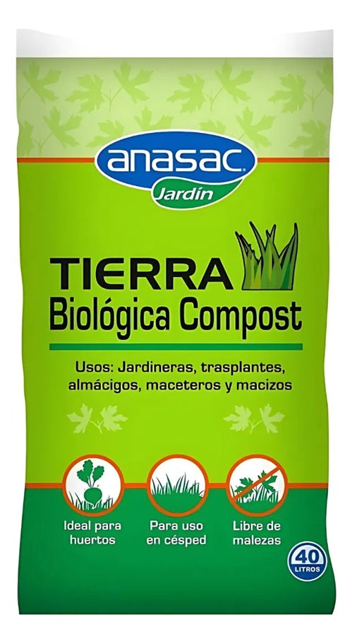 TIERRA BIOLOGICA COMPOST