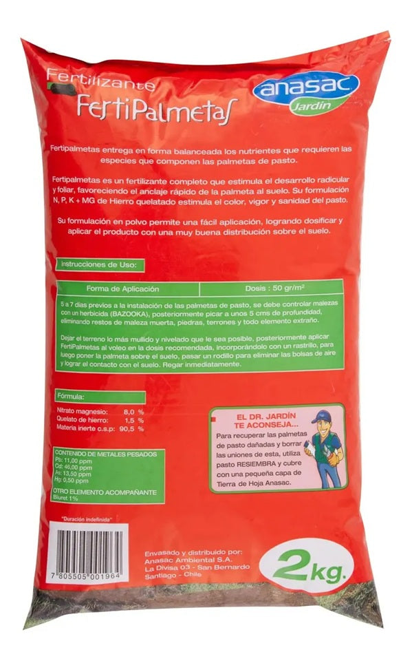FERTILIZANTE FERTI PALMETAS 2 KG