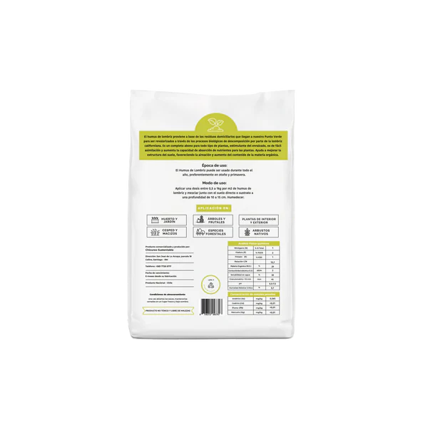 HUMUS DE LOMBRIZ 3 LITROS CS