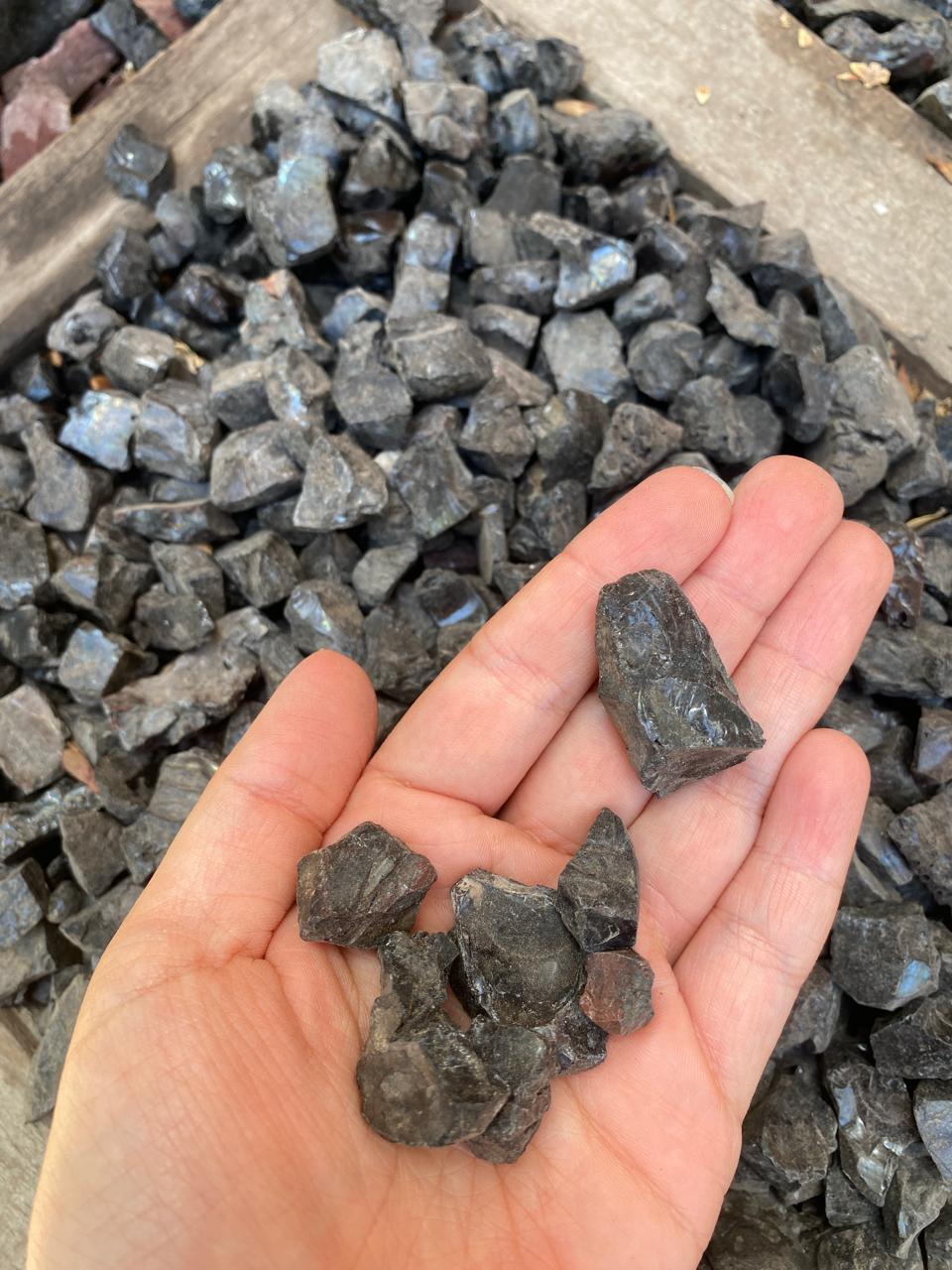 PIEDRA OBSIDIANA ALMENDRA 25 KG