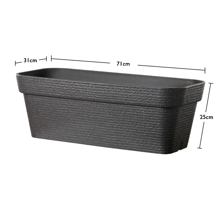 MACETERO RECTANGULAR 71 CM