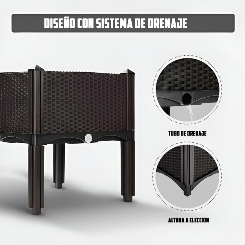 JARDINERA MODULAR AMPLIABLE