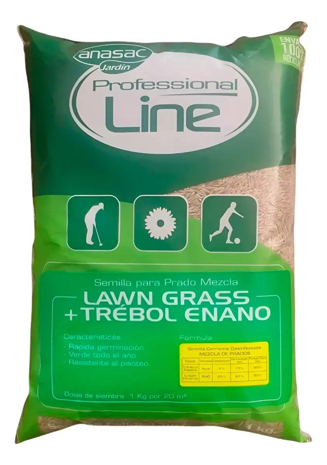 PASTO LAWN GRASS CON TREBOL