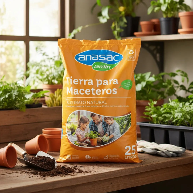 TIERRA PARA MACETEROS 25 LT