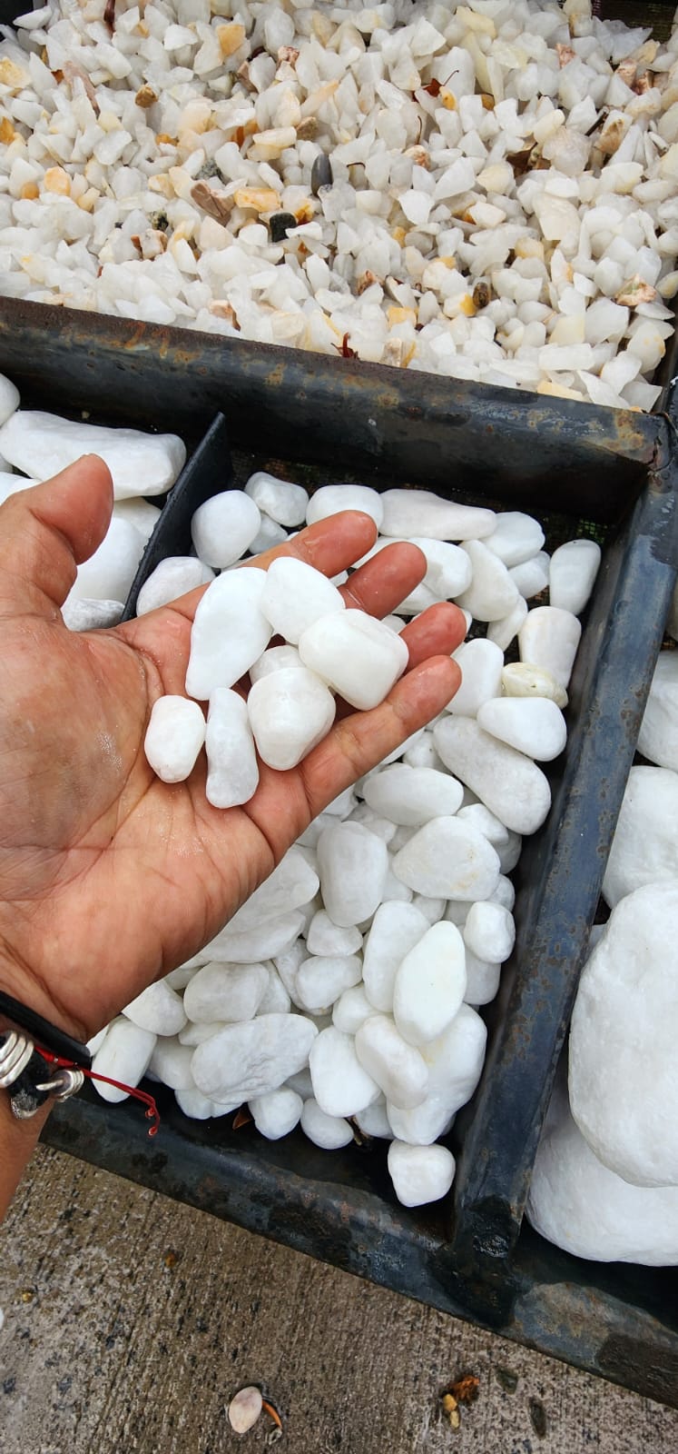 PIEDRA MARMOLINA BLANCA 10 KG 1-3 CMS