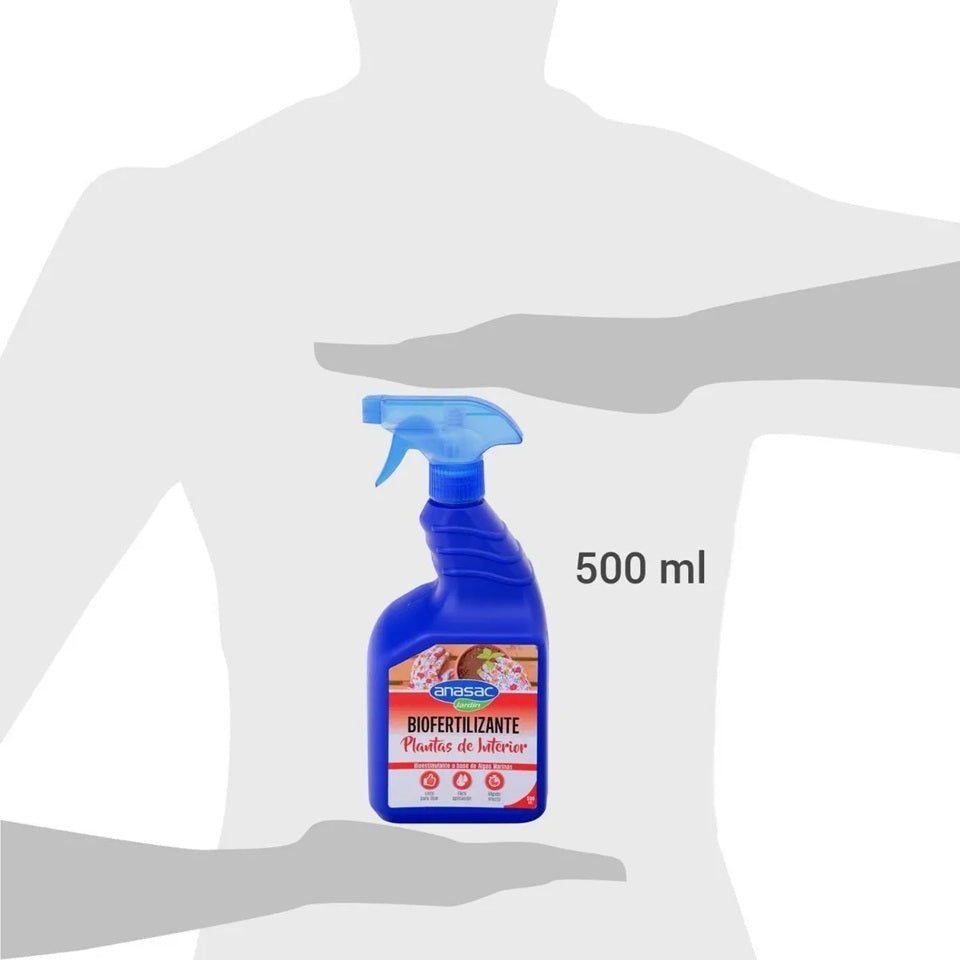 BIOFERTILIZANTE PLANTAS INTERIOR 500 ML