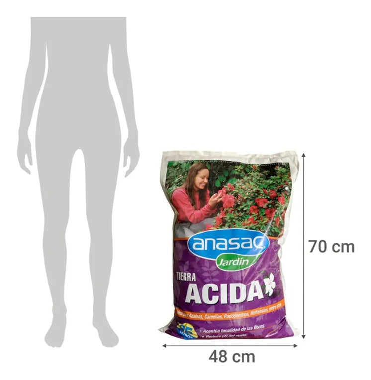 TIERRA ACIDA 25 LITROS
