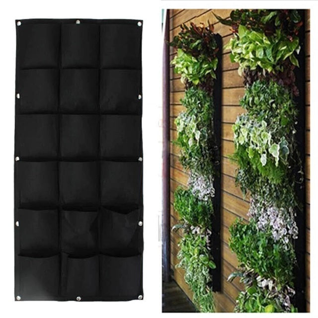MACETA VERTICAL DE BALCON 18 CAVIDADES