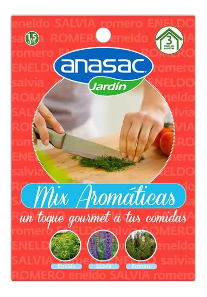 SEMILLAS MIX AROMATICAS 1,1 GR